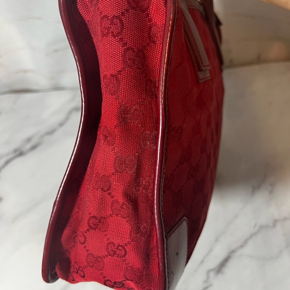 GUC Gucci GG Red Ophidia Small Tote - Picture 5 of 10